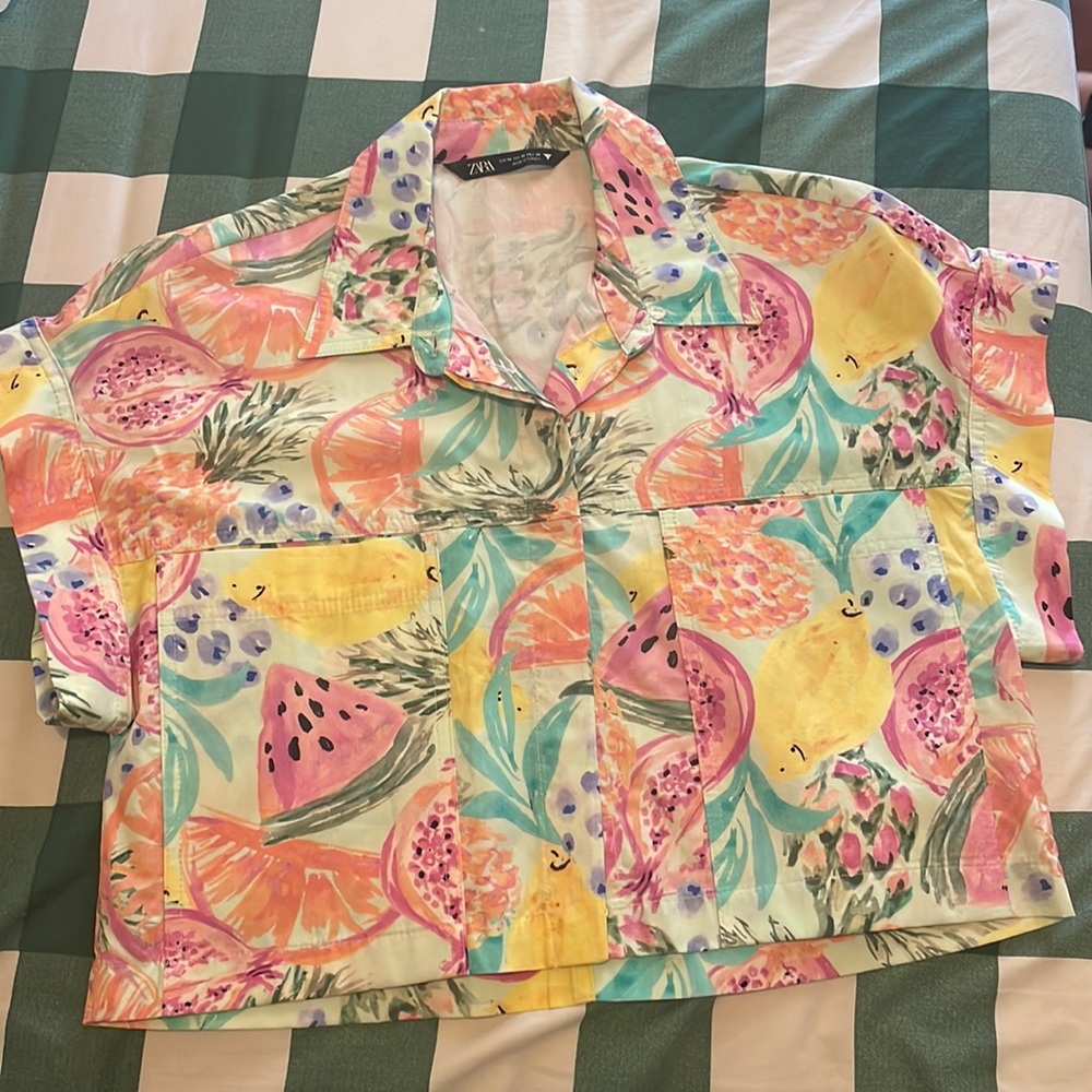Zara Woven Top